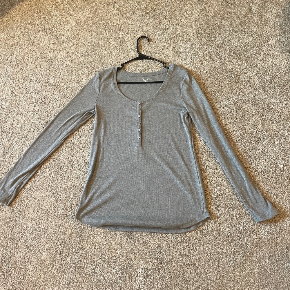Ana Grey Long Sleeve Shirt in great condition